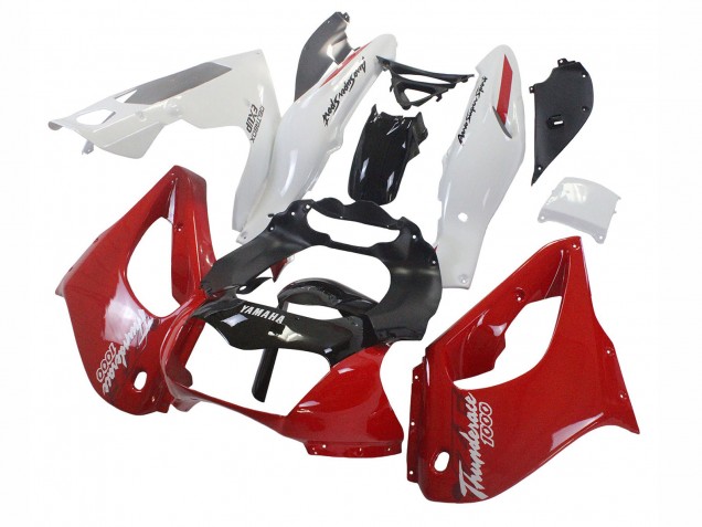 1997-2007 Yamaha YZF 1000R Thunderace Motorcycle Fairings - Red Black White Thunderace Australia for Sale