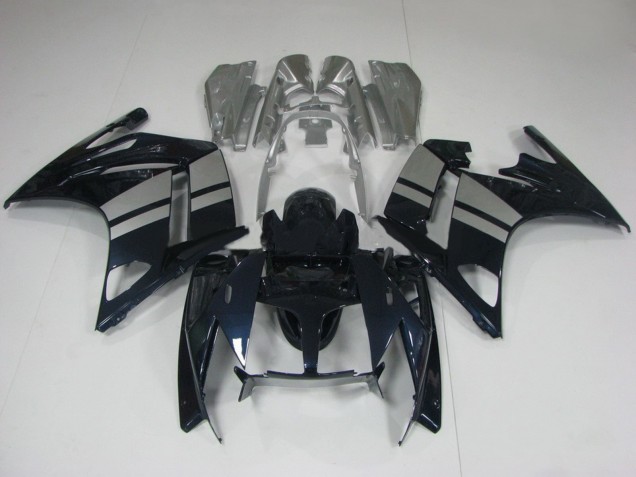 2001-2006 Yamaha FJR1300 Motorcycle Fairings - Glossy Black Silver Australia for Sale