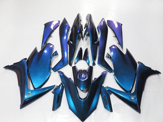 2019-2021 Yamaha TMAX560 Motorcycle Fairings - Gradient Dark Blue Purple Australia for Sale