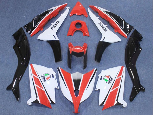 2012-2014 Yamaha TMAX530 Motorcycle Fairing - Red White Black Australia for Sale