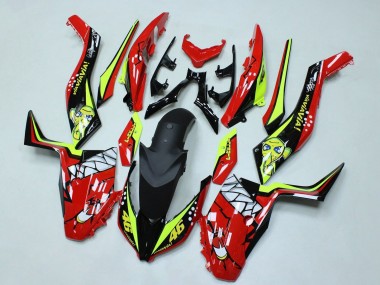 2017-2021 Yamaha XMAX300 Motorcycle Fairings - Red Yellow Black Shark 46 Australia for Sale