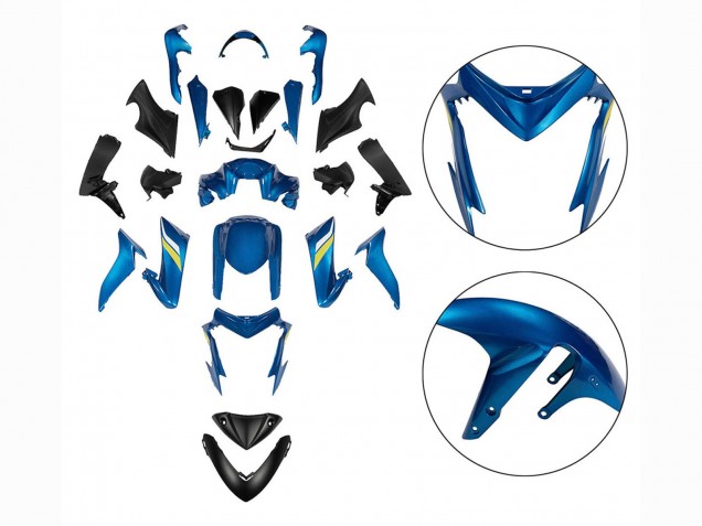 2015-2020 Suzuki GSX-S 1000 Motorcycle Fairings - Black Blue Yellow Australia for Sale