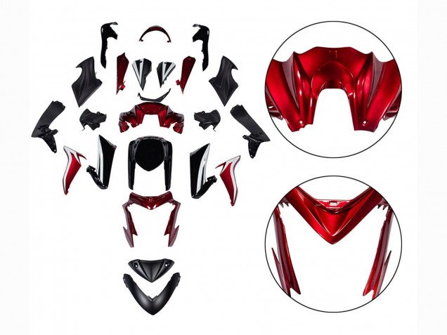 2015-2020 Suzuki GSX-S 1000 Motorcycle Fairings - Black and Red Australia for Sale