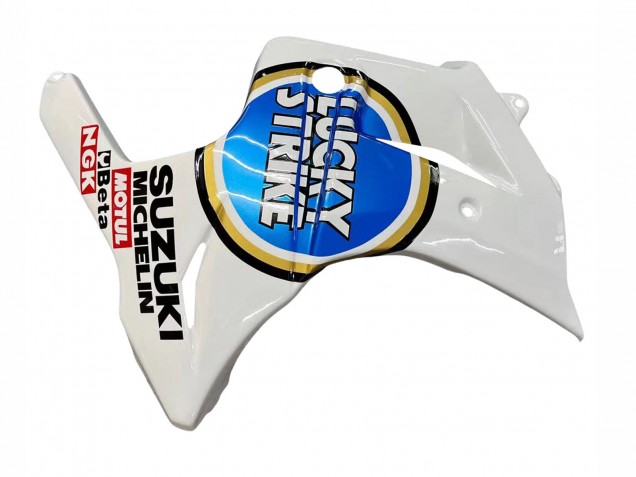2003-2013 Suzuki SV650 Motorcycle Fairings - White Blue Lucky Strike Motul Australia for Sale