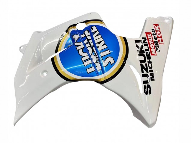2003-2013 Suzuki SV650 Motorcycle Fairings - White Blue Lucky Strike Motul Australia for Sale