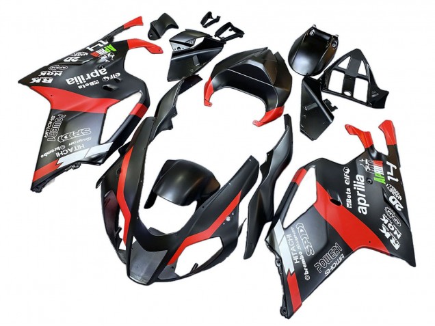 2003-2006 Aprilia RSV1000 Motorcycle Fairings - Black Red Australia for Sale