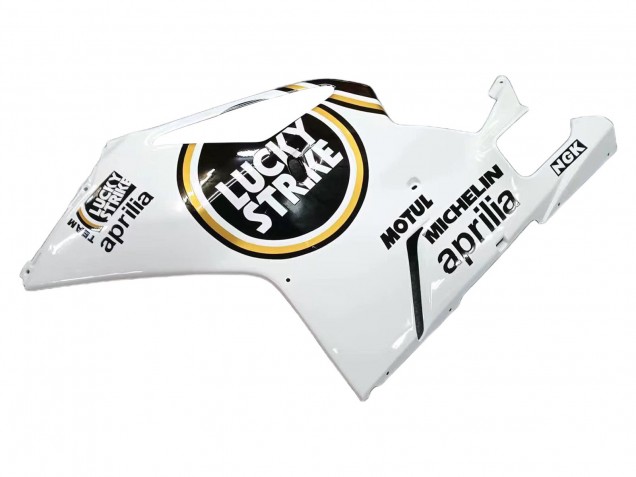 2003-2006 Aprilia RSV1000 Motorcycle Fairings - White Black Lucky Strike Motul Michelin Australia for Sale