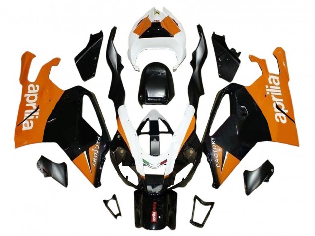 2003-2006 Aprilia RSV1000 Motorcycle Fairings - Black Orange White Australia for Sale