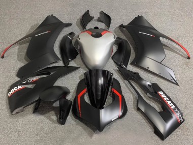 2020-2024 Ducati Panigale V2 Motorcycle Fairings - Silver Red Matte Black Corse Australia for Sale