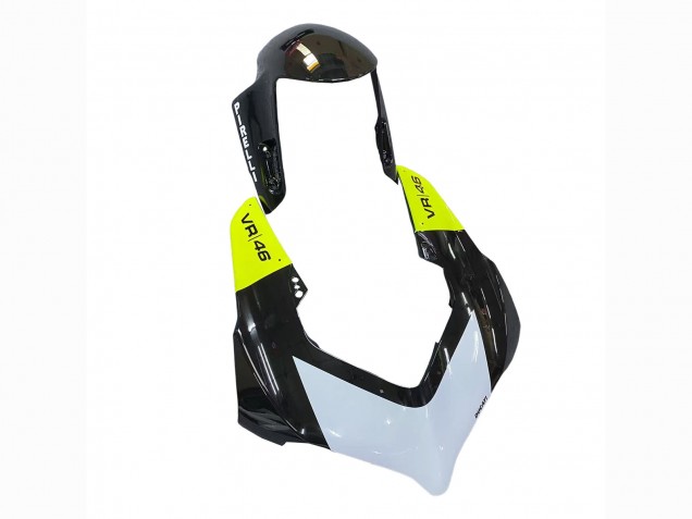 2020-2024 Ducati Panigale V2 Motorcycle Fairings - White Lime Green Glossy Black Stein Dinse VR 46 Australia for Sale
