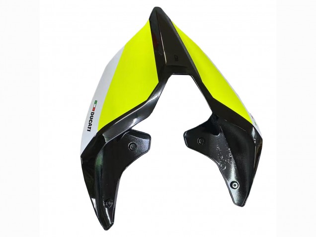 2020-2024 Ducati Panigale V2 Motorcycle Fairings - White Lime Green Glossy Black Stein Dinse VR 46 Australia for Sale