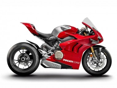 2020-2021 Ducati Panigale V4 V4S Motorcycle Fairings - Silver Red Australia for Sale