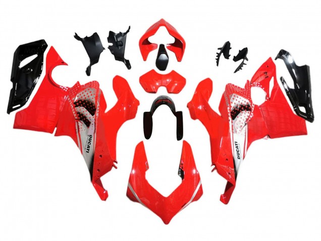 2018-2019 Ducati Panigale V4 V4S Motorcycle Fairings - Silver Red Glossy Black Australia for Sale