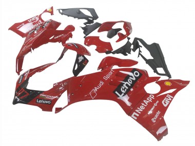 2020-2021 Ducati Panigale V4 V4S Motorcycle Fairing - Red Glossy Black Lenovo 117 Australia for Sale