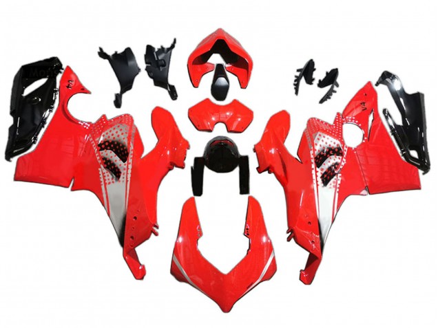 2020-2021 Ducati Panigale V4 V4S Motorcycle Fairings - Red White Glossy Black Australia for Sale