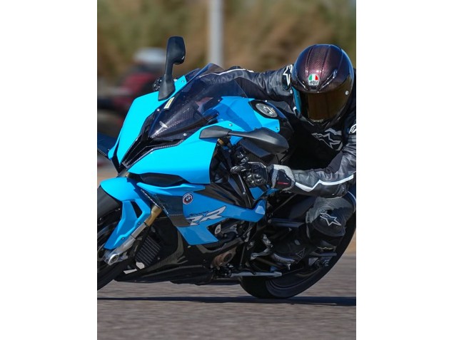 2019-2022 BMW S1000RR Motorcycle Fairings - Blue Black Carbon Fiber Australia for Sale