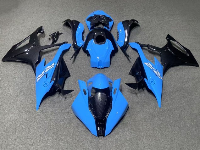 2019-2022 BMW S1000RR Motorcycle Fairings - Blue Black Carbon Fiber Australia for Sale