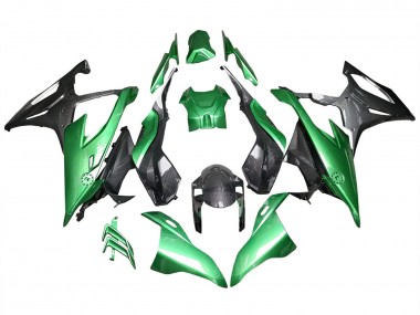 2019-2022 BMW S1000RR Motorcycle Fairings - Glossy Black Green Carbon Fiber Australia for Sale
