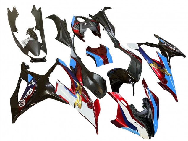 2019-2022 BMW S1000RR Motorcycle Fairings - Black Red Blue Australia for Sale