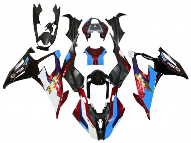 2019-2022 BMW S1000RR Motorcycle Fairings - Black Red Blue Australia for Sale