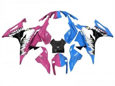 2019-2022 BMW S1000RR Motorcycle Fairings - Deep Pink Blue Shark Australia for Sale