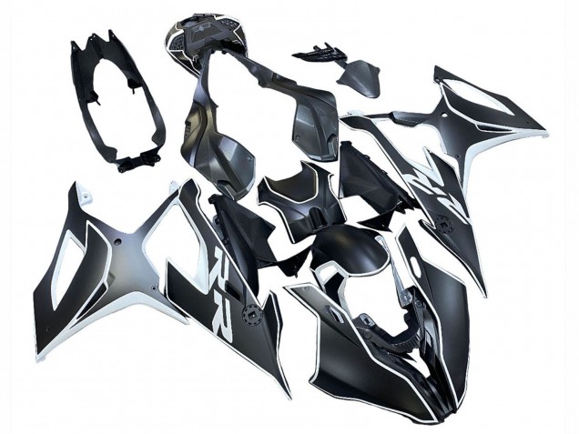2019-2022 BMW S1000RR Motorcycle Fairings - Black White Australia for Sale