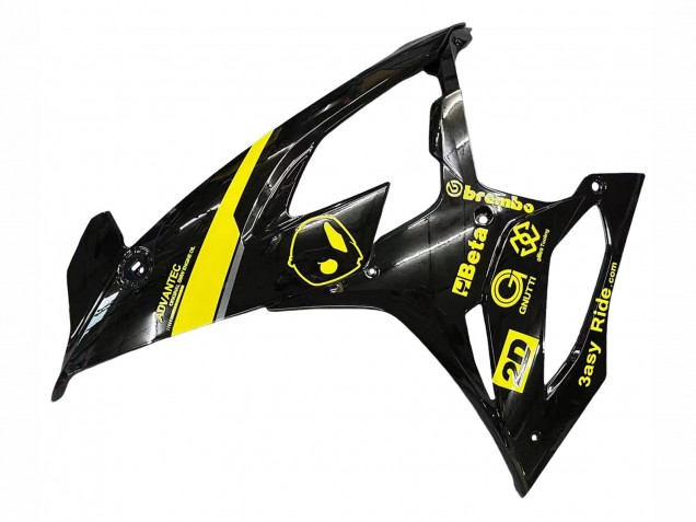 2019-2022 BMW S1000RR Motorcycle Fairings - Glossy Black Yellow Australia for Sale