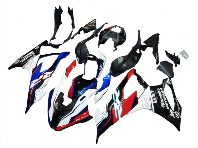 2019-2022 BMW S1000RR Motorcycle Fairings - Blue Red White 23 Australia for Sale