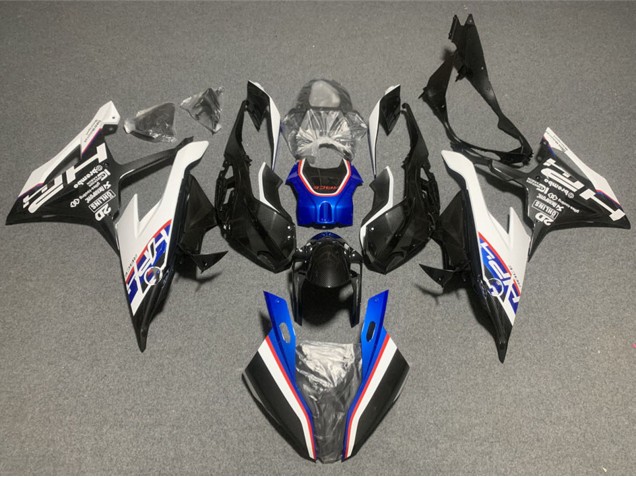 2019-2022 BMW S1000RR Motorcycle Fairings - White Black Blue Australia for Sale