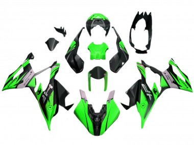 2019-2022 BMW S1000RR Motorcycle Fairings - Green Black Australia for Sale