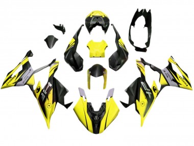 2019-2022 BMW S1000RR Motorcycle Fairings - Matte Yellow Black Australia for Sale