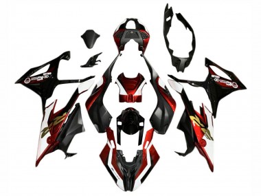 2019-2022 BMW S1000RR Motorcycle Fairings - Red White Black Australia for Sale