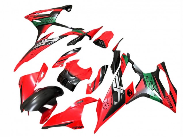2019-2022 BMW S1000RR Motorcycle Fairings - Red Black Green Australia for Sale