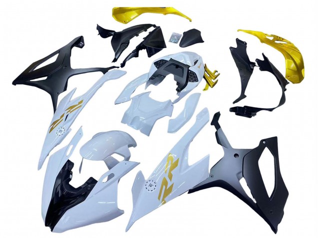 2019-2022 BMW S1000RR Motorcycle Fairings - White Gold Australia for Sale