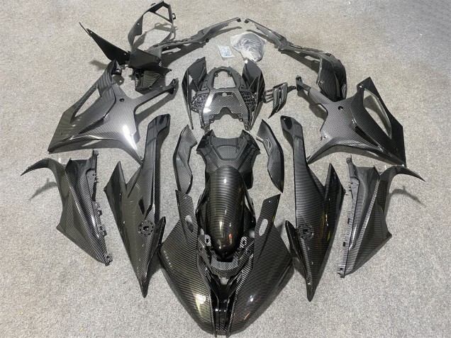 2019-2022 BMW S1000RR Motorcycle Fairings - Black Carbon Fiber Australia for Sale