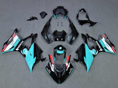 2019-2022 BMW S1000RR Motorcycle Fairings - Black Cyan Petronas Australia for Sale