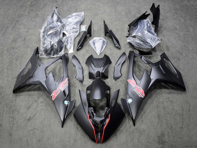 2019-2022 BMW S1000RR Motorcycle Fairing - Black Red Australia for Sale