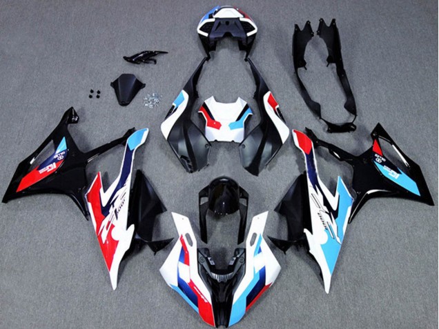 2019-2022 BMW S1000RR Motorcycle Fairings - Black White Blue Australia for Sale