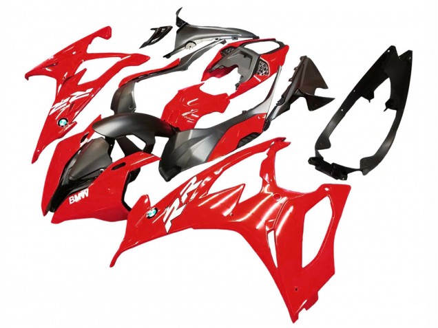 2019-2022 BMW S1000RR Motorcycle Fairing Kits - Red Black Australia for Sale