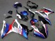 2019-2022 BMW S1000RR Motorcycle Fairings - White Blue Red Smiths Australia for Sale