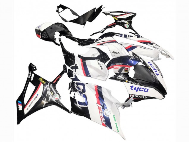 2019-2022 BMW S1000RR Motorcycle Fairings - White Black Pink Oxford Australia for Sale
