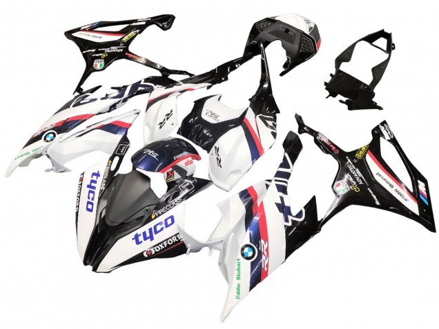 2019-2022 BMW S1000RR Motorcycle Fairings - White Black Pink Oxford Australia for Sale