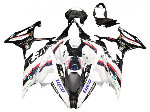 2019-2022 BMW S1000RR Motorcycle Fairings - White Black Pink Oxford Australia for Sale