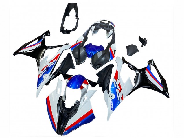 2019-2022 BMW S1000RR Motorcycle Fairings - White Blue Red Australia for Sale