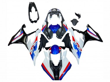 2019-2022 BMW S1000RR Motorcycle Fairings - White Blue Red Australia for Sale
