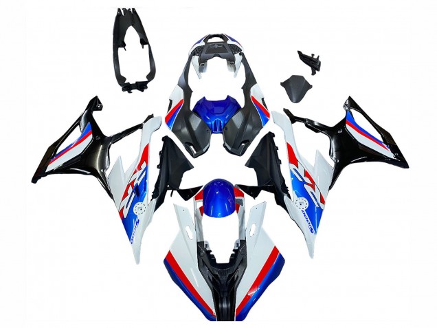 2019-2022 BMW S1000RR Motorcycle Fairings - White Blue Red Australia for Sale