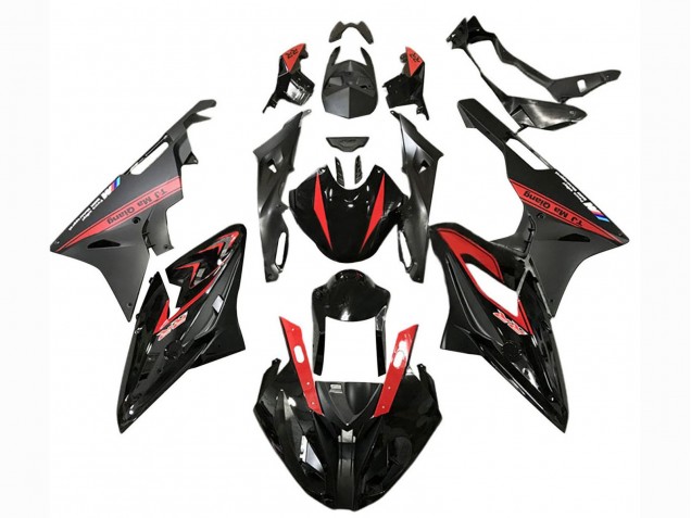 2017-2018 BMW S1000RR Motorcycle Fairings - Red Glossy Black Matte Black Australia for Sale