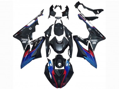 2017-2018 BMW S1000RR Motorcycle Fairings - Blue Red Glossy Black Castrol Australia for Sale