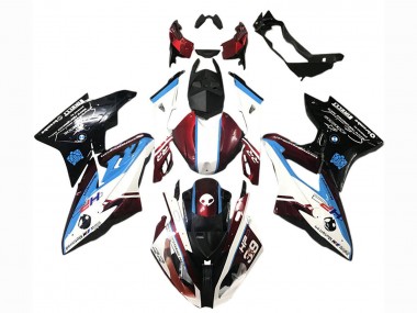 2017-2018 BMW S1000RR Abs Fairings - White Blue Red Glossy Black Australia for Sale