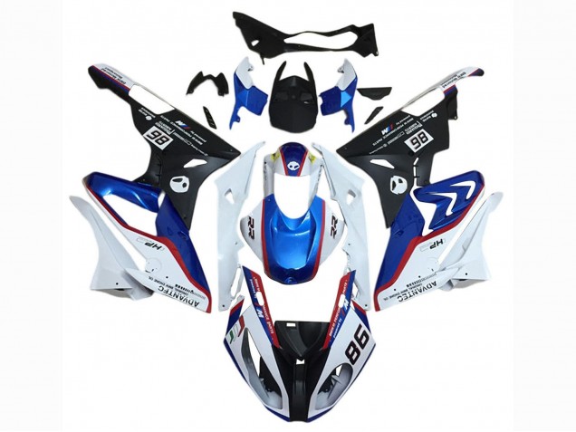 2015-2016 BMW S1000RR Motorcycle Fairing Kits - White Red Blue Matte Black Australia for Sale